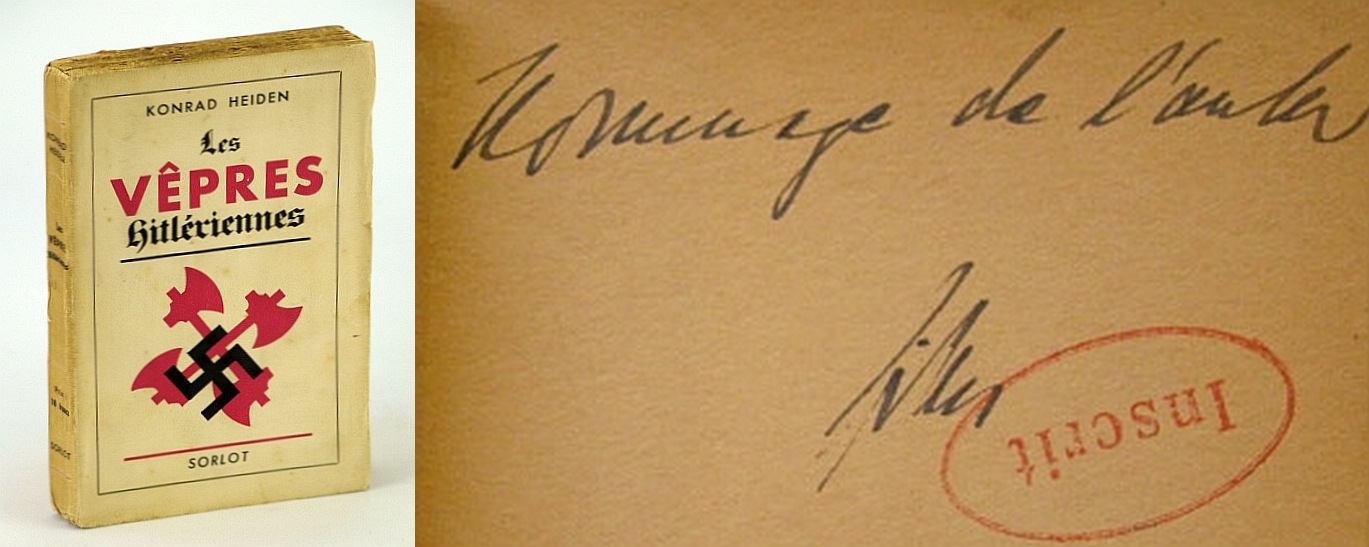 Image for Les Vêpres Hitlériennes - Traduit de l'Allemand 'Nuits Sanglantes en Allemagne'