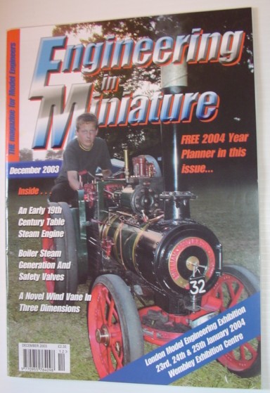 Image for Engineering in Miniature - The Magazine for Model Engineers: December 2003