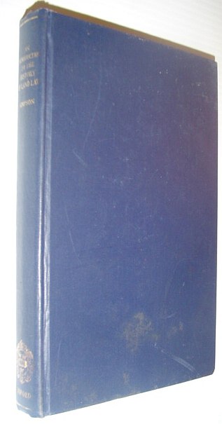 Image for An Introduction to the History of Land Law