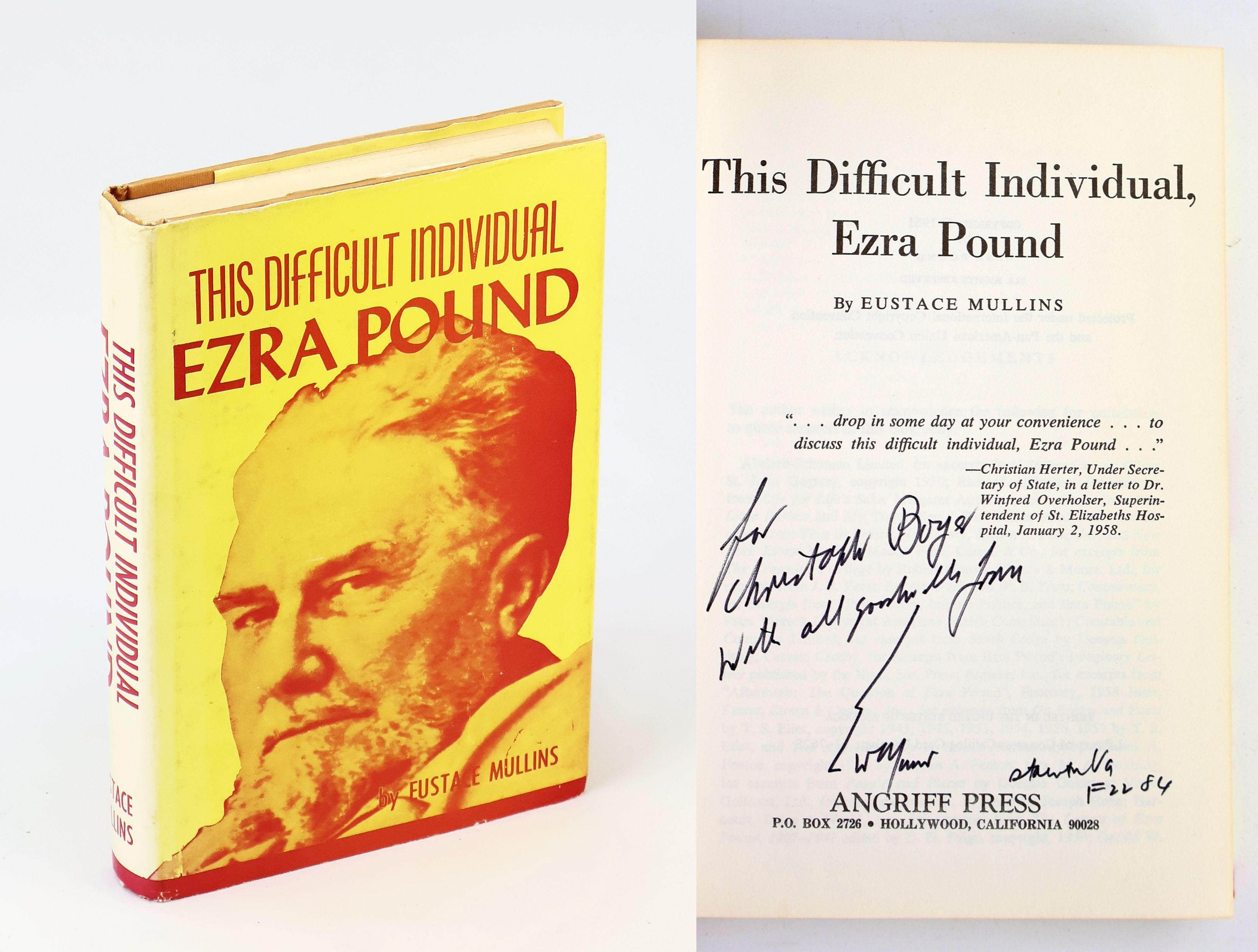 This Difficult Individual, Ezra Pound