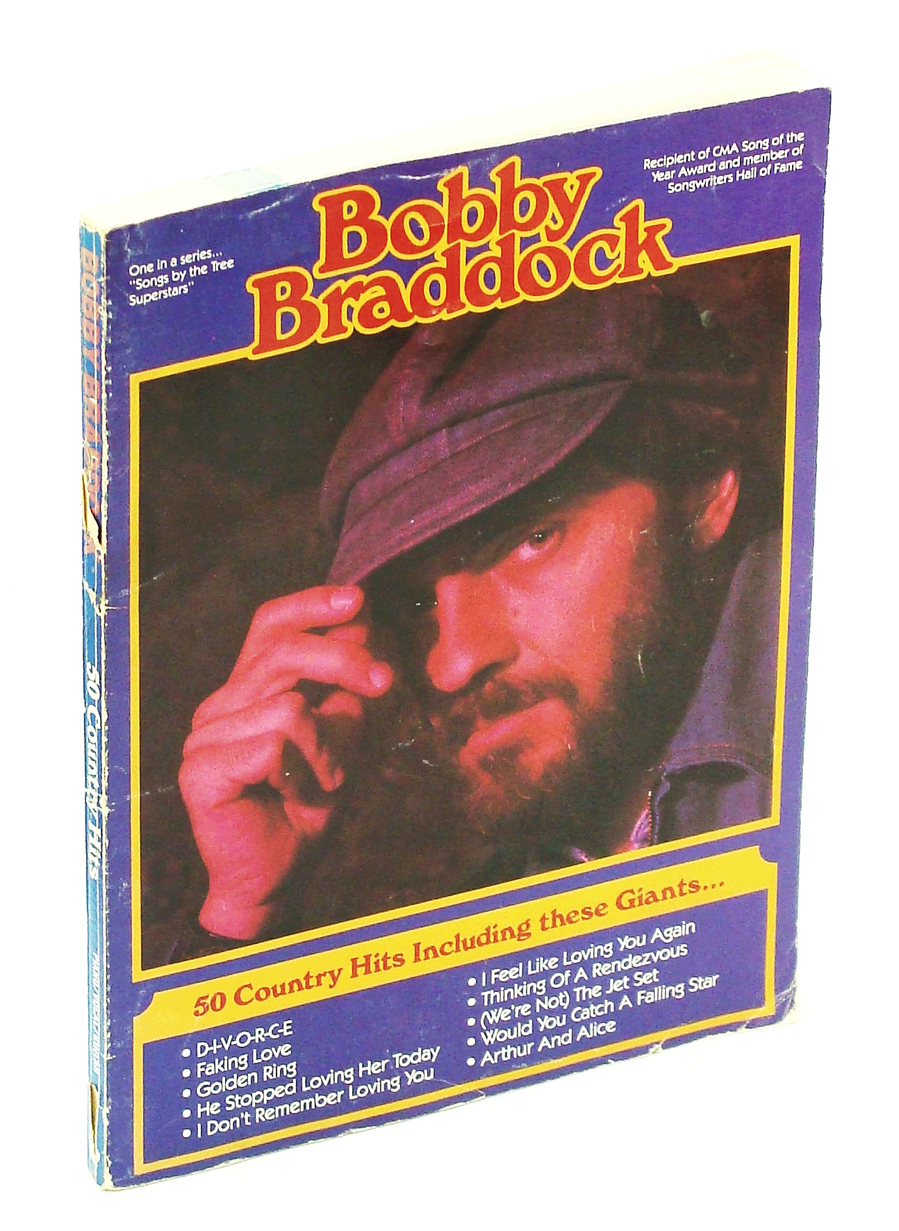 Image for Bobby Braddock - 50 [Fifty] Country Hits: Songbook [Song Book] with Piano Sheet Music, Lyrics and Guitar Chords