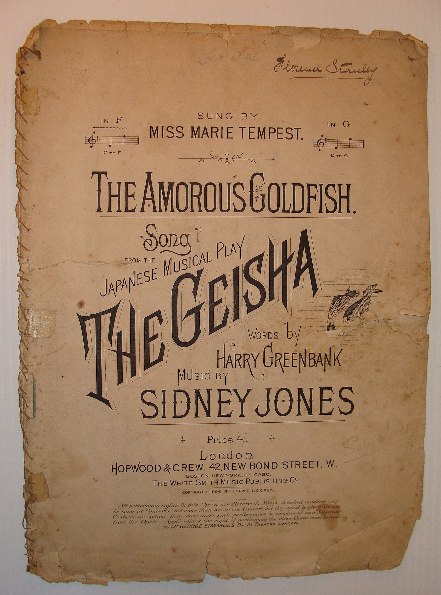 Image for The Amorous Goldfish: Sheet Music for Voice and Piano