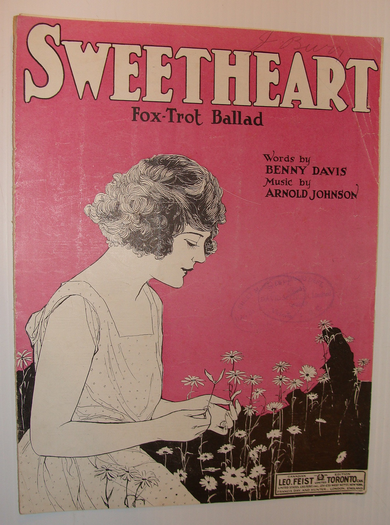Image for Sweetheart - Fox-Trot Ballad: Sheet Music