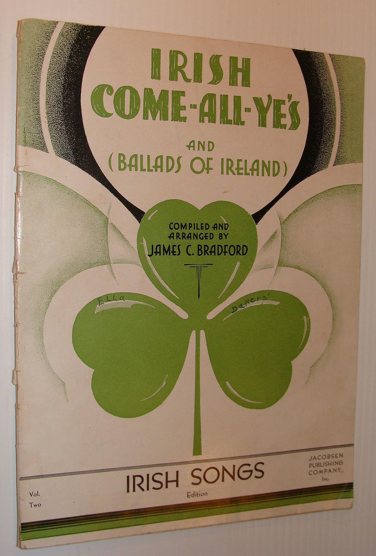 Image for Irish Come-All-Ye's: A Collection of Popular Song Classics - Sheet Music with Lyrics