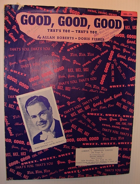 Image for Good, Good, Good - (That's You - That's You): Sheet Music for Voice and Piano