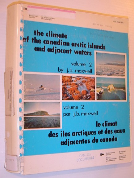 Image for The Climate of the Canadian Arctic Islands and Adjacent Waters - Volume 2