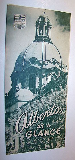 Image for Alberta at a Glance: Promotional Fold-out Brochure