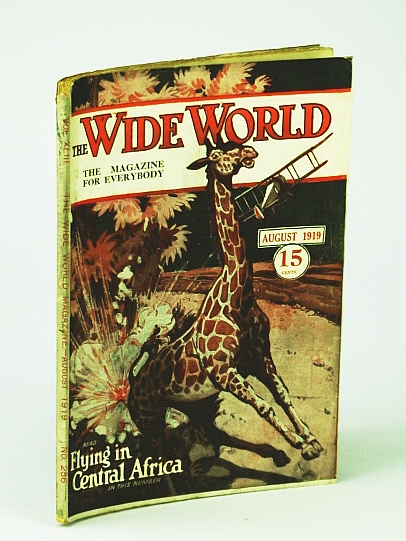 Image for The Wide World  - The Magazine For Everybody, August 1919, No. 256, Vol. XLIII - The Theft of the Zuni God / Flying in Central Africa / Our LIfe at Holzminden