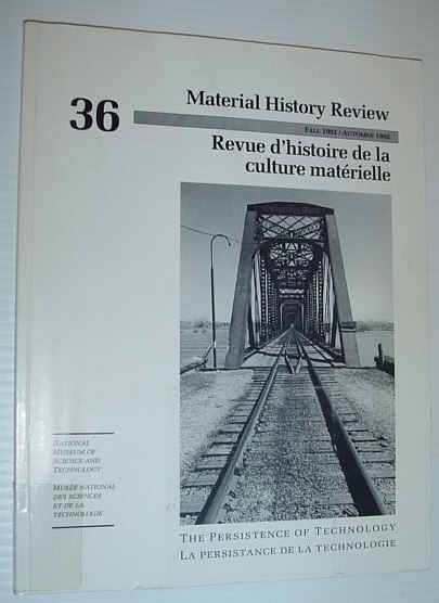 Image for Material History Review - Number 36, Fall 1992