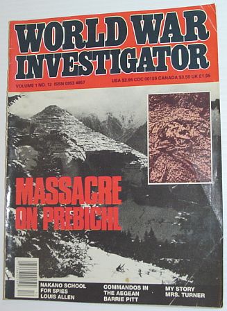 Image for World War Investigator: Volume 1, No. 12, 1989