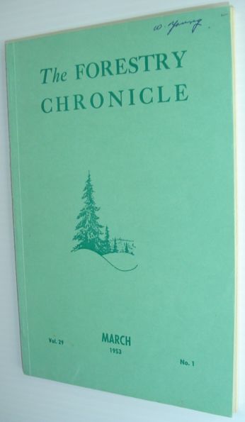 Image for The Forestry Chronicle - March 1953
