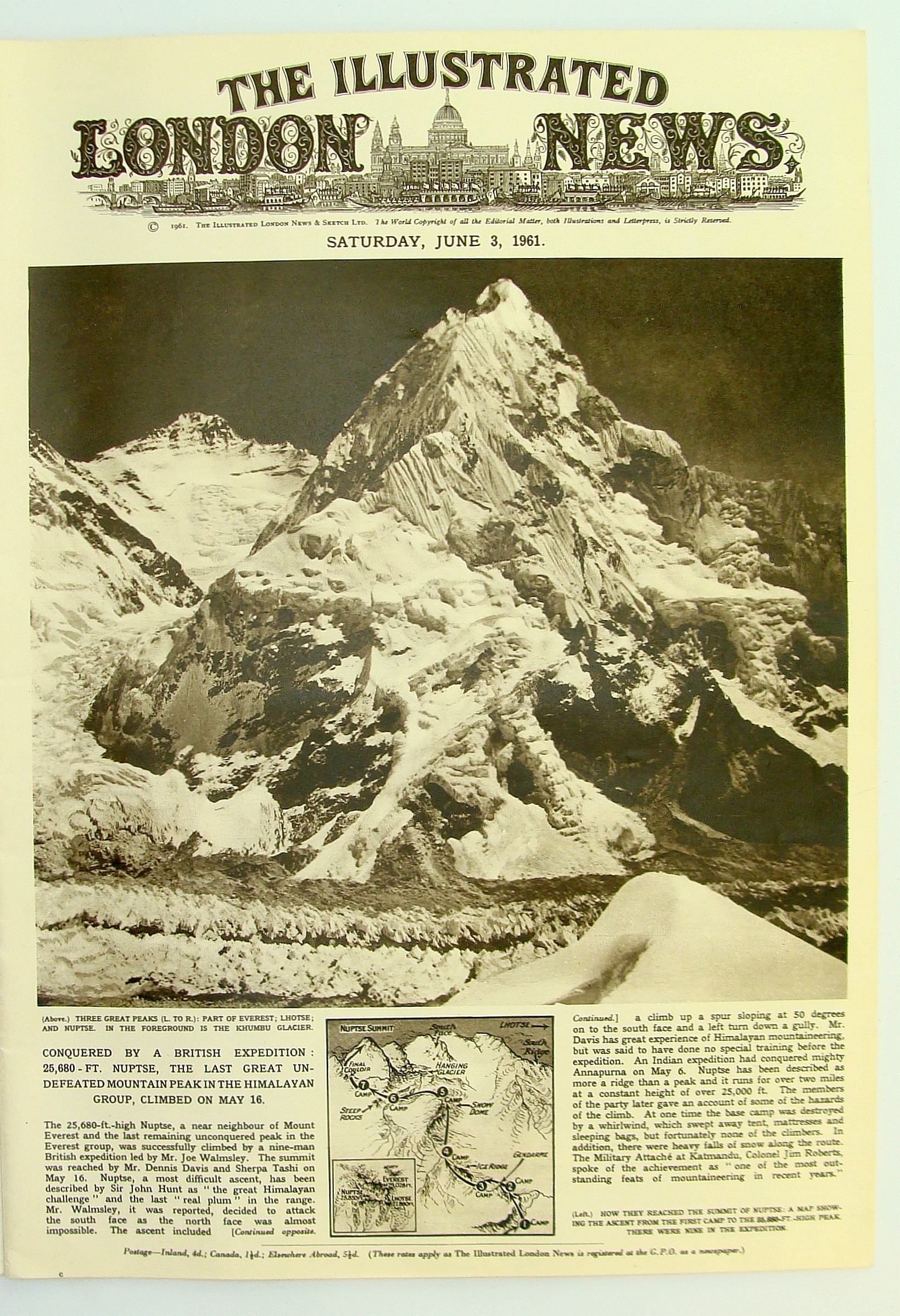 Image for The Illustrated London News - June 3, 1961