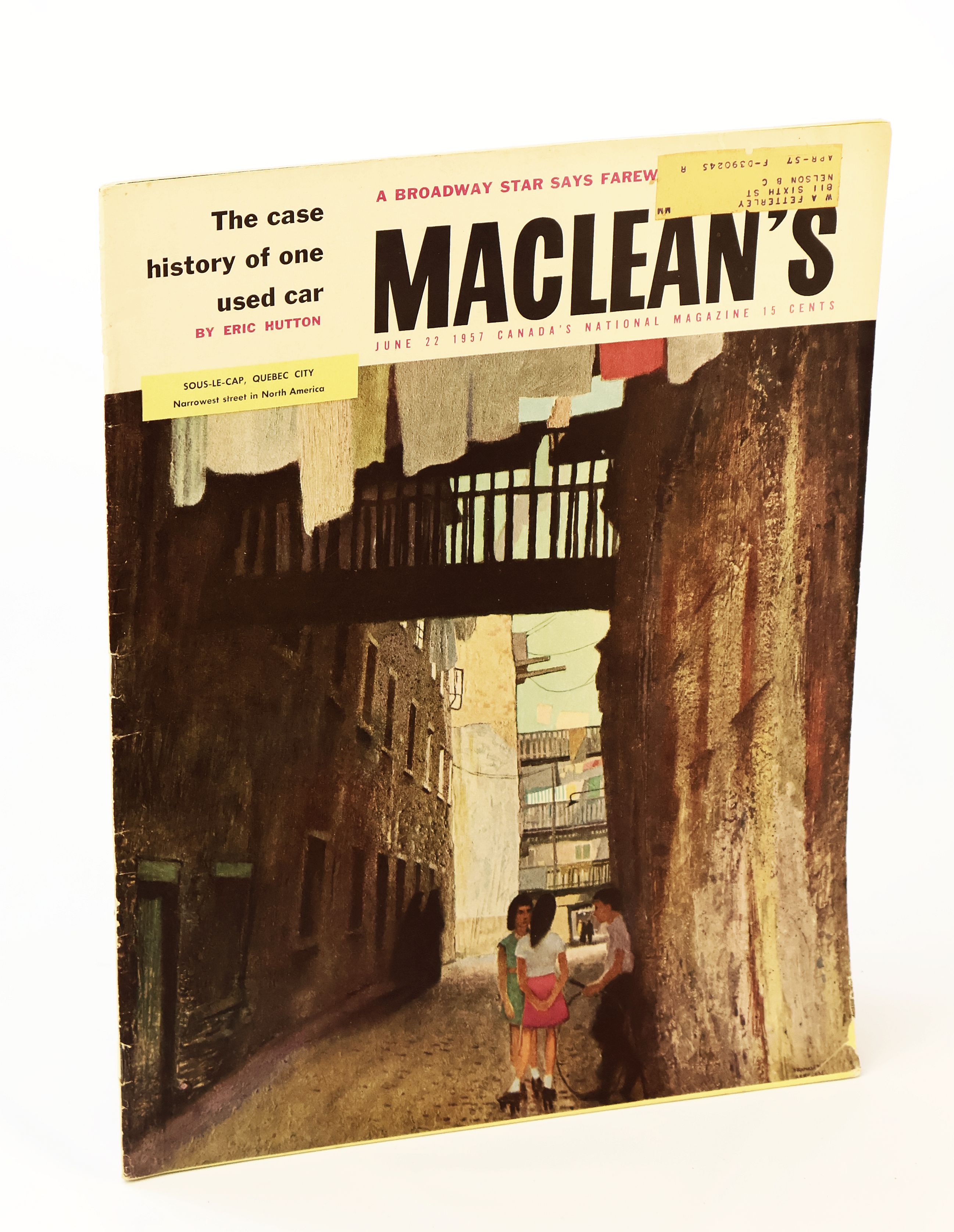 Image for Maclean's - Canada's National Magazine, June 22 1957, Volume 70, Number 12 - Robert Coote of Maclean's - Canada's National Magazine, June 22 1957, Volume 70, Number 12 - Robert Coote of