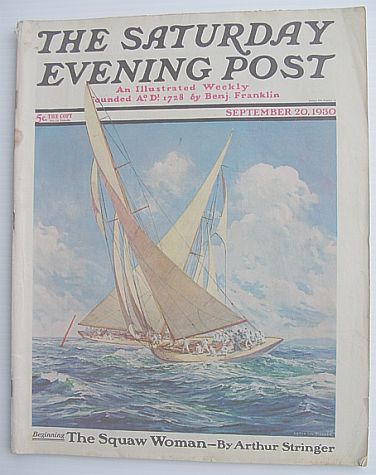 Image for The Saturday Evening Post Magazine: Volume 203 September 20, 1930 Number 12