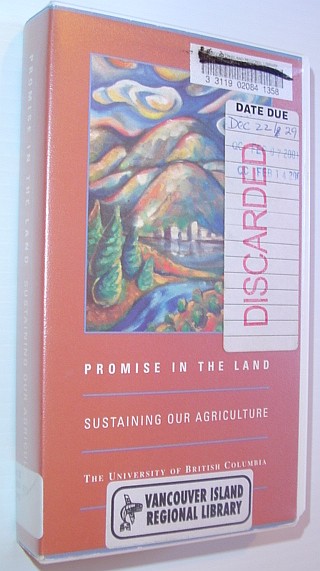 Image for Promise in the Land: Sustaining Our Agriculture - VHS Video Tape in Case