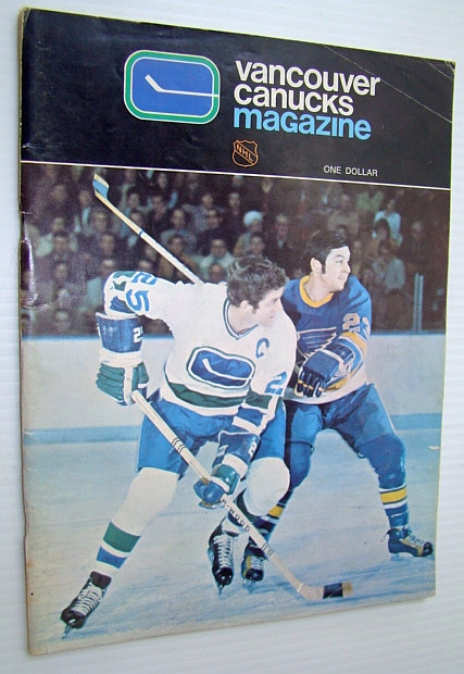 Image for Vancouver Canucks Hockey Magazine, February 18, 1972, Vol 2 No. 8 - Cover Photo of Orland Kurtenbach Battling Bill Plager