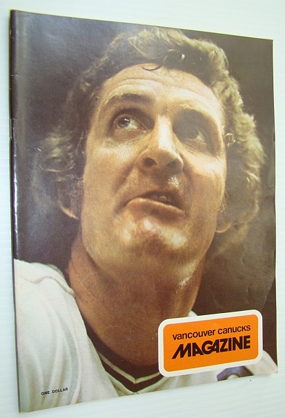 Image for Vancouver Canucks Magazine, November 17, 1973 - Great Colour Cover Photo of a Gnarly-looking Orland Kurtenbach