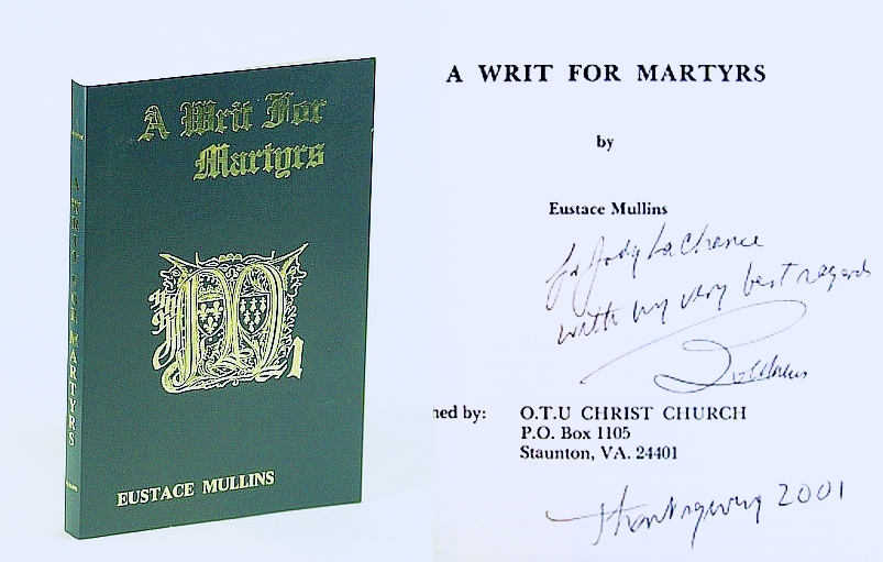 Image for A Writ for Martyrs