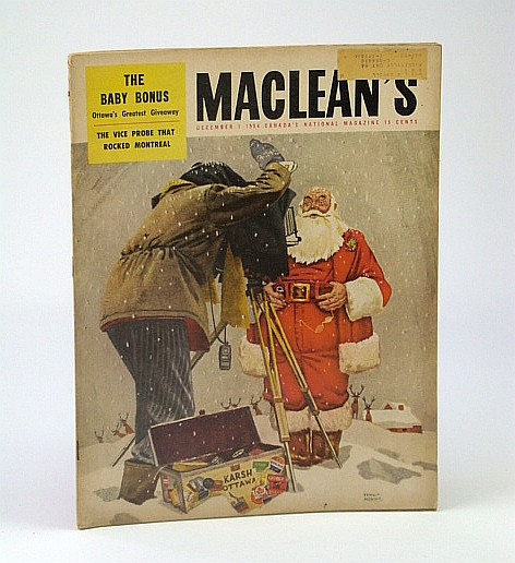 Image for Maclean's, Canada's National Magazine, December (Dec.) 1, 1954 - The Crew-Cuts / How Plante and Drapeau Licked the Montreal Underworld