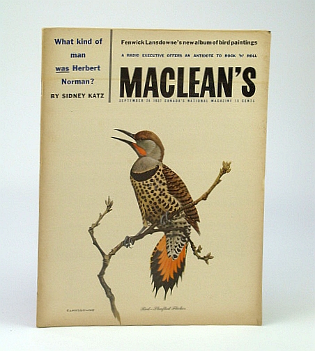 Image for Maclean's - Canada's National Magazine, September (Sept.) 28, 1957 - Herbert Norman / Seven Sets of Twins!/ Joseph Tucker / John Pratt M.P.