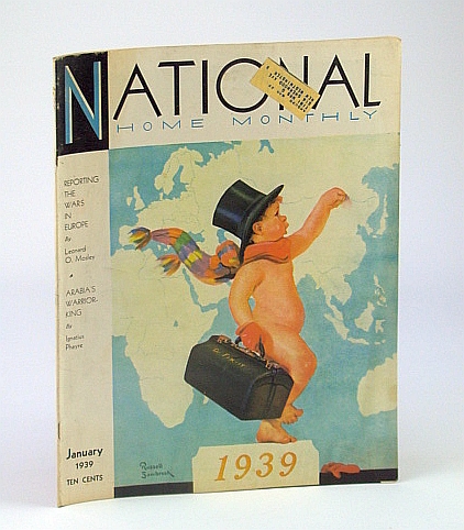 Image for National Home Monthly Magazine, January (Jan.) 1939 - Arabia's Warrior-King, Abdul Aziz Ibn Saud / European War Coverage