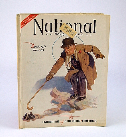 Image for National Home Monthly Magazine, March (Mar.) 1937 - Crowning of George the Sixth / Aviation to the Patricia District of Ontario