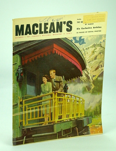 Image for Maclean's - Canada's National Magazine, October (Oct.) 1, 1951 - Royal Visit Issue