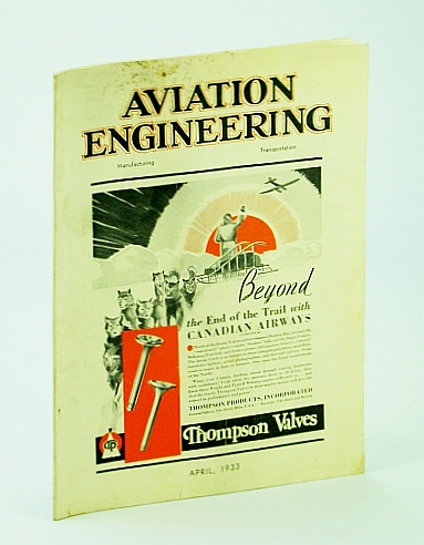 Image for Aviation Engineering (Magazine), April (Apr.) 1933 - Editorial on the Akron Disaster / New Boeing Transport