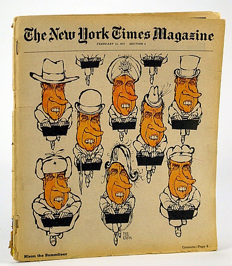 Image for The New York Times Magazine, February (Feb.) 13, 1972 - Snowmobile Dream Machines! / How Rich is a Rich Apache?