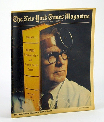 Image for The New York Times Magazine, February (Feb.) 14, 1971 - Indira Gandhi / Malpractice Suits