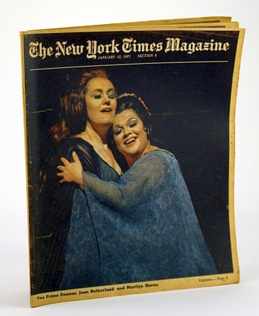 Image for The New York Times Magazine, January (Jan.) 17, 1971 - Cover Photo of Joan Sutherland and Marilyn Horne