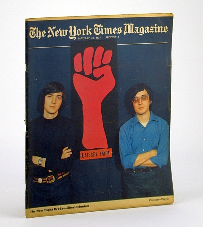 Image for The New York Times Magazine, January (Jan.) 10, 1971 - Libertarianism Cover