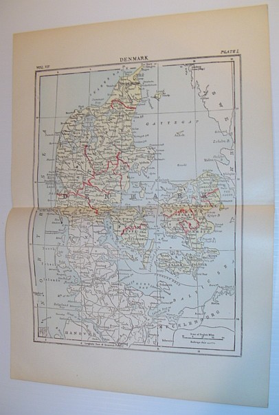 Image for 1902 Map of Denmark