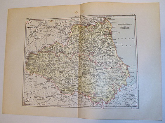 Image for 1902 Map of Durham, England