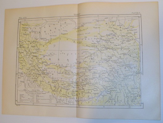 Image for Map of Tibet - Circa 1902