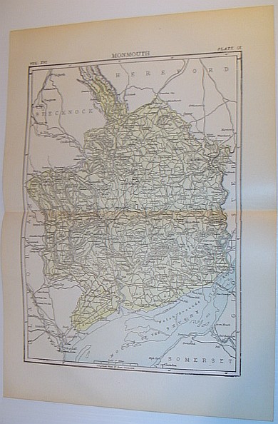 Image for Map of Monmouth, England - Circa 1902
