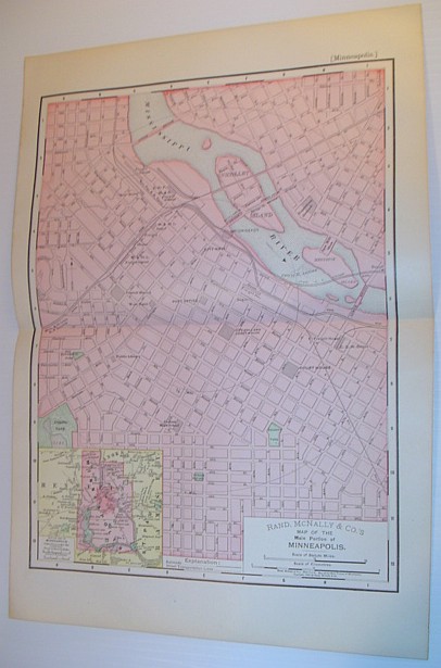 Image for Rand, McNally & Co.'s 1895 Map of the Main Portion of Minneapolis