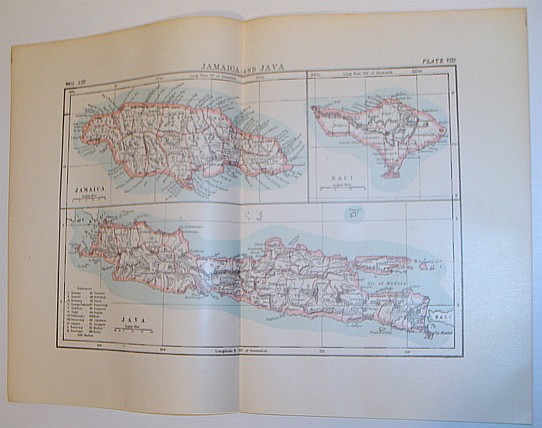 Image for Maps of Jamaica and Java: Circa 1902