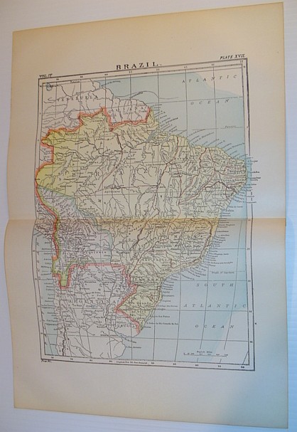 Image for Map of Brazil - Circa 1902
