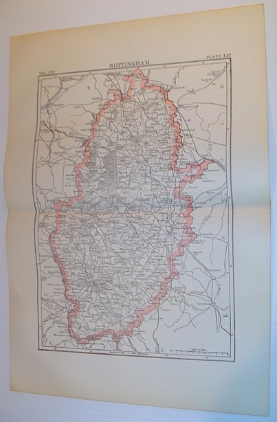 Image for Map of Nottingham, England - Circa 1902