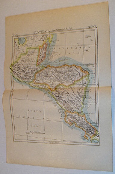 Image for Colour Map of "Guatemala, Honduras, &c" - Circa 1902