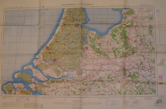 Image for British World War II Map of Walcheren-Amsterdam
