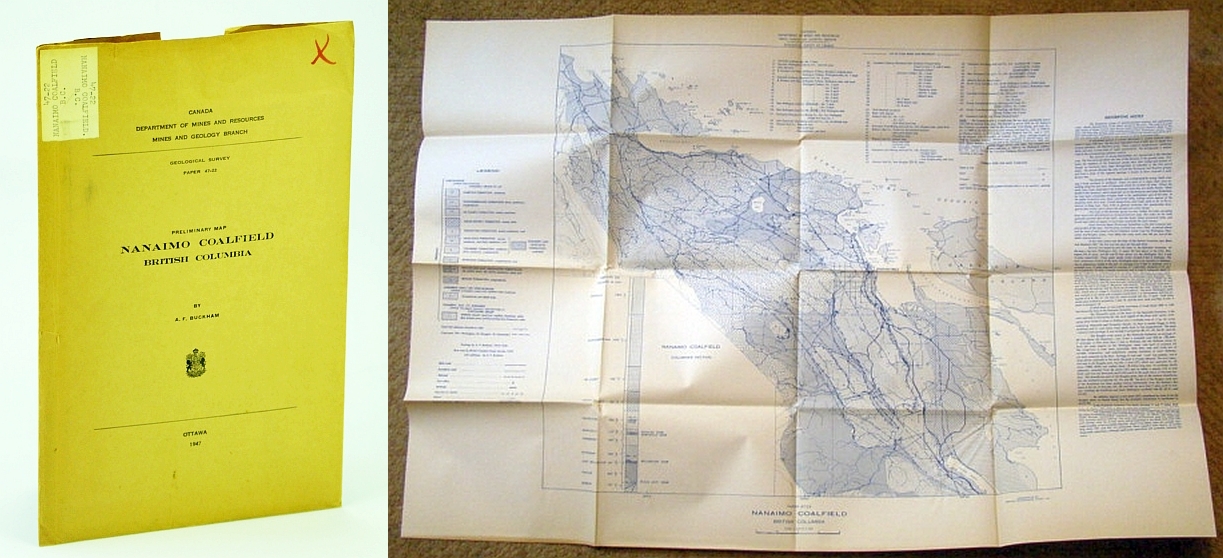 Image for Nanaimo Coalfield (Coal Field) British Columbia (Map): Geological Survey Paper 47-22