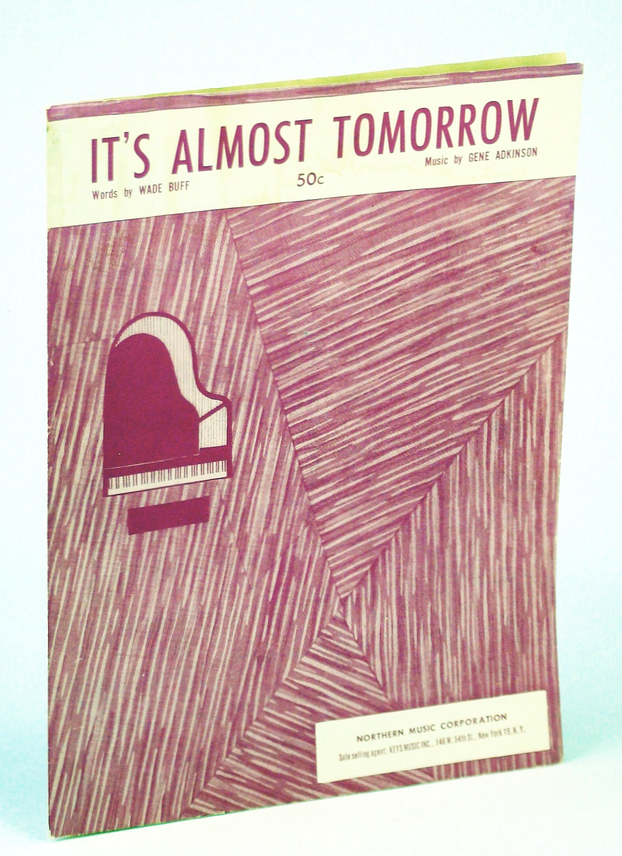 Image for Sheet Music 1955 It's Almost Tomorrow Wade Buff and Gene Adkinson 17