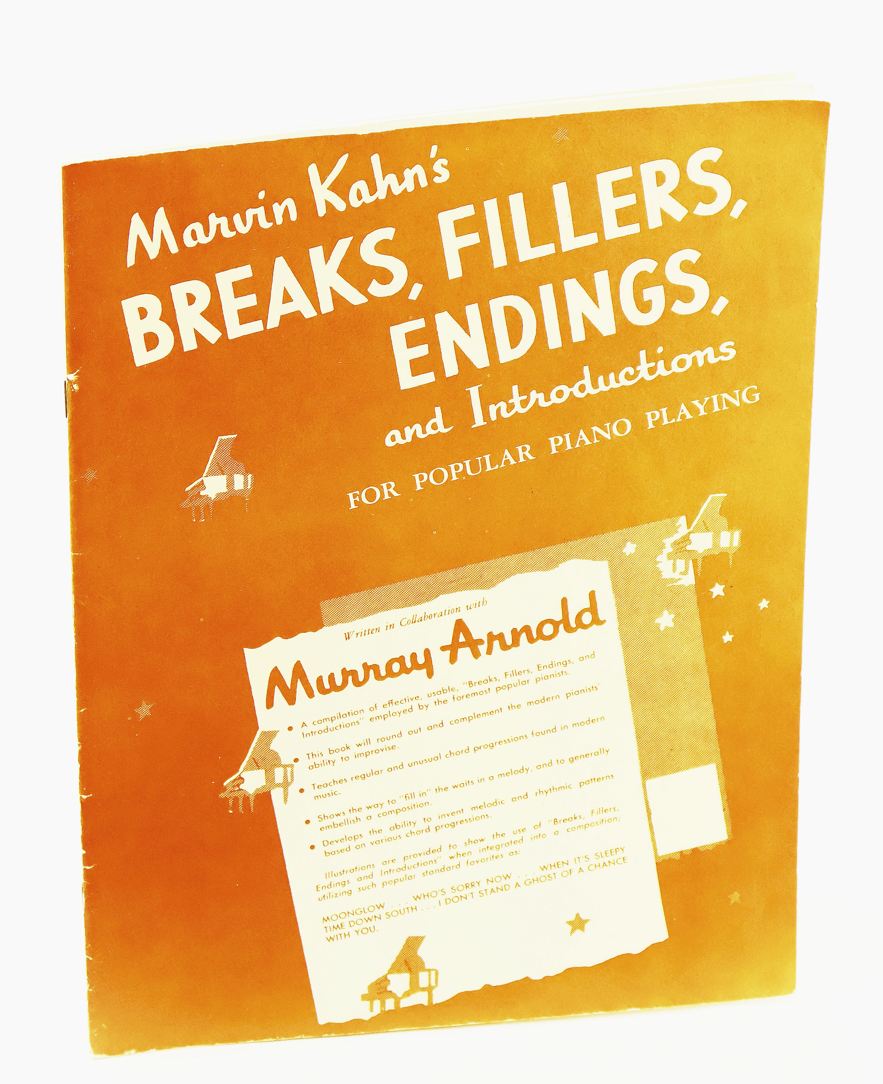 Image for Marvin Kahn's Breaks, Fillers, Endings, and Introductions for Popular Piano Playing Marvin Kahn's Breaks, Fillers, Endings, and Introductions for Popular Piano Playing