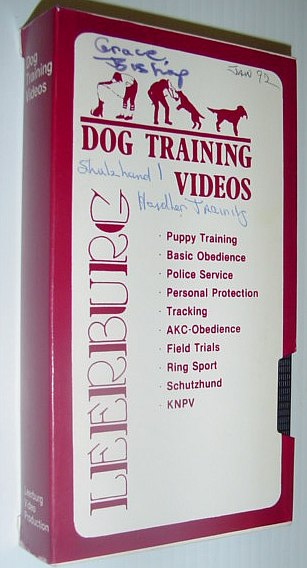 Image for Leeburg Dog Training Video: Schutzhund I Handler Training - VHS Tape in Case