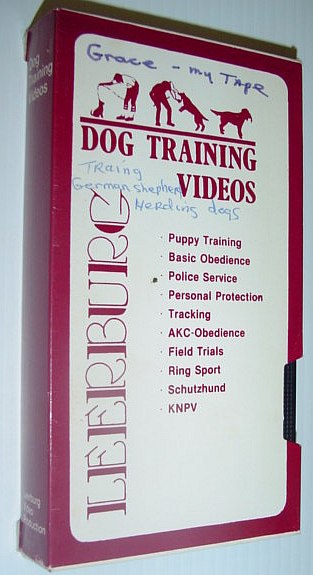 Image for Leeburg Dog Training Video: Training German Sheep Herding Dogs - VHS Tape in Case