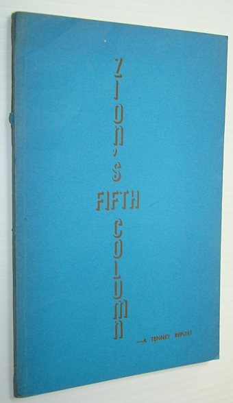 Image for Zion's Fifth Column - A Tenney Report on World Zionism
