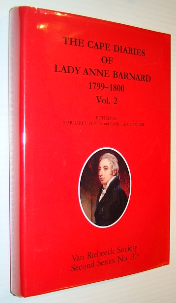 Image for The Cape Diaries of Lady Anne Barnard 1799-1800, Volume Two (2) Only, Second Series No. 30