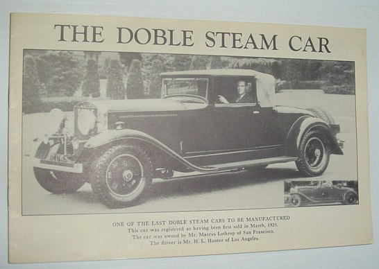 Image for The Doble Steam Car